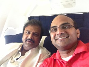 With Mohan Babu